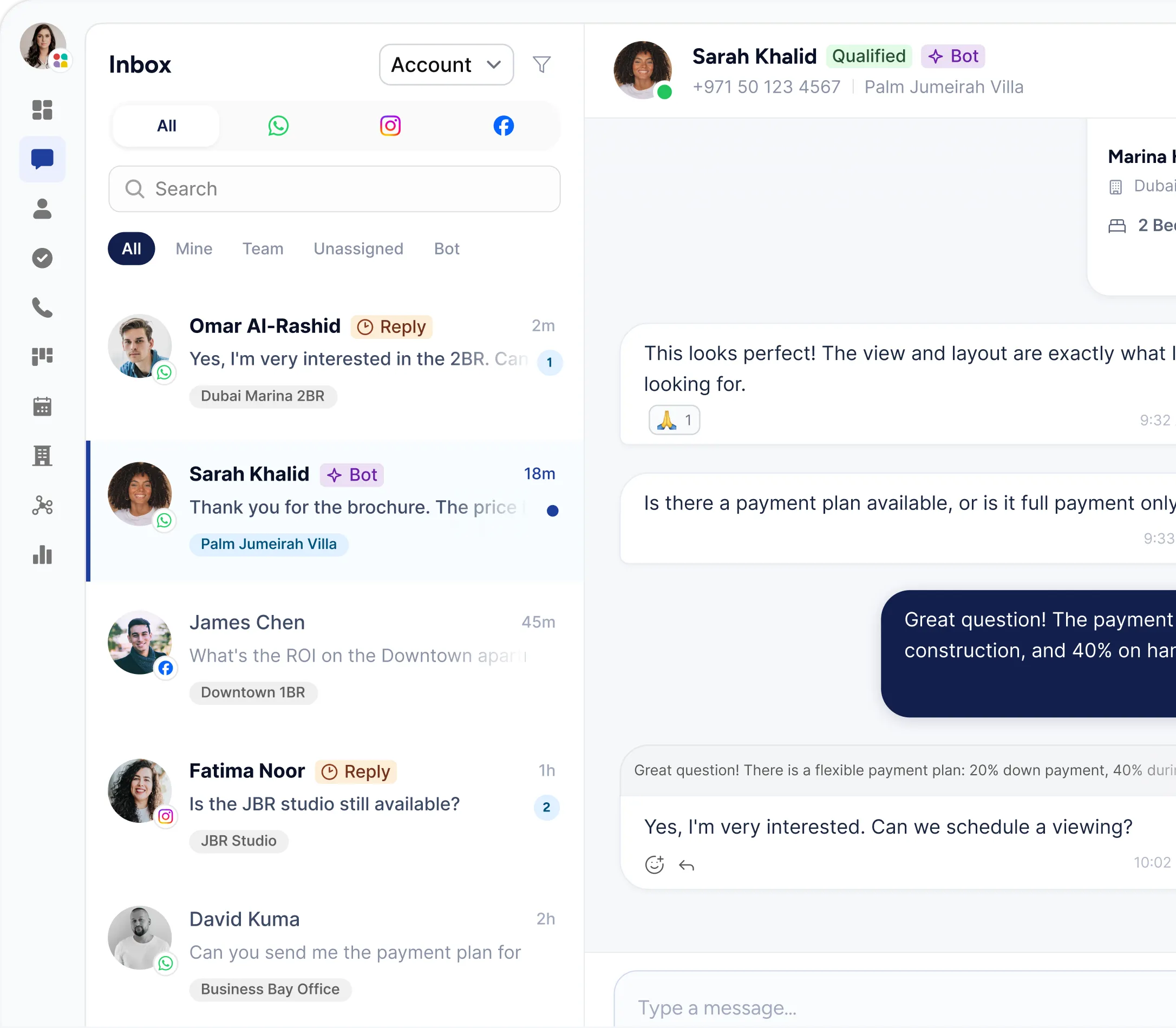 Centralize client conversations