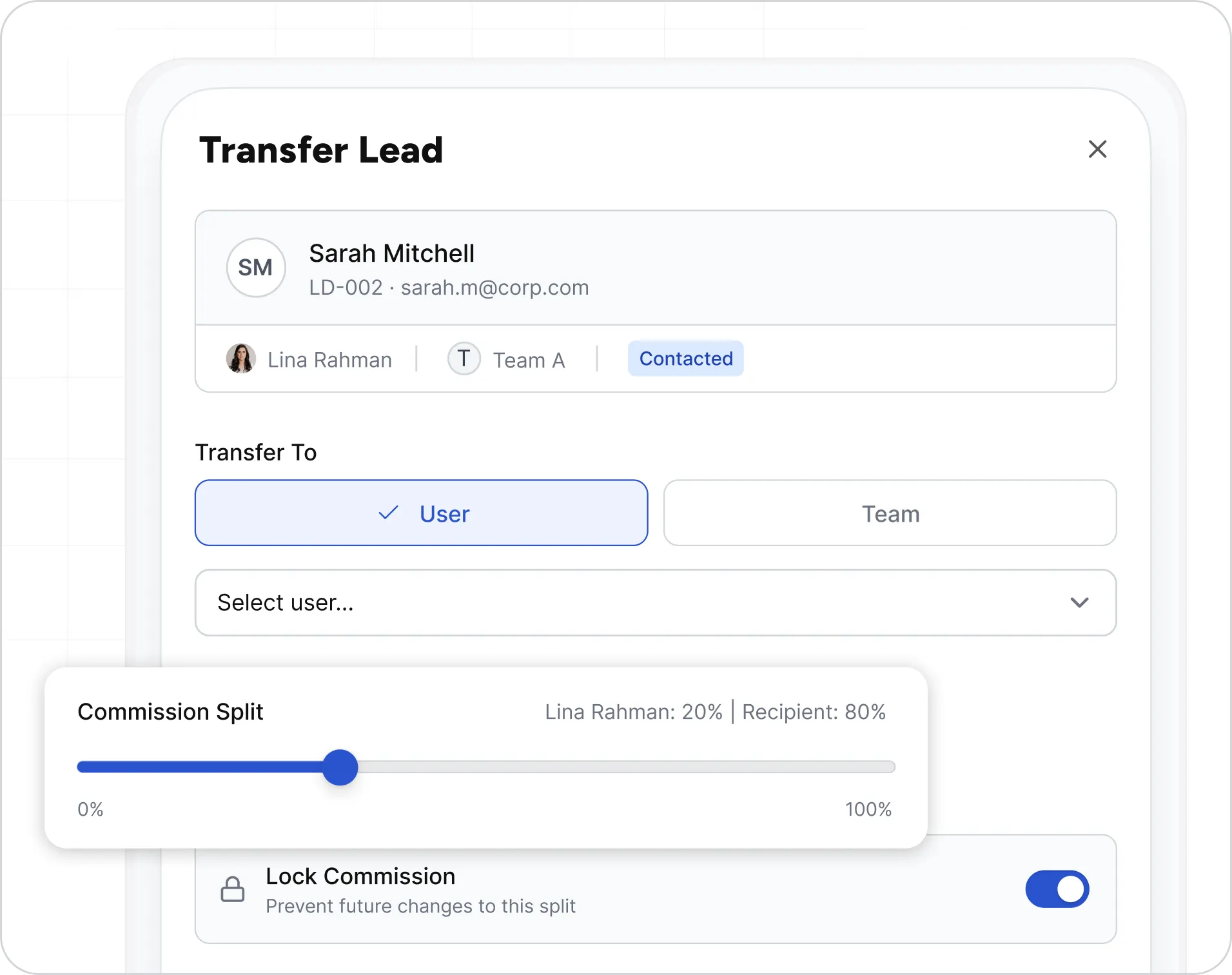 Lead ownership